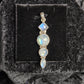 Moonstone Pendant | 4 stone, Sterling Silver