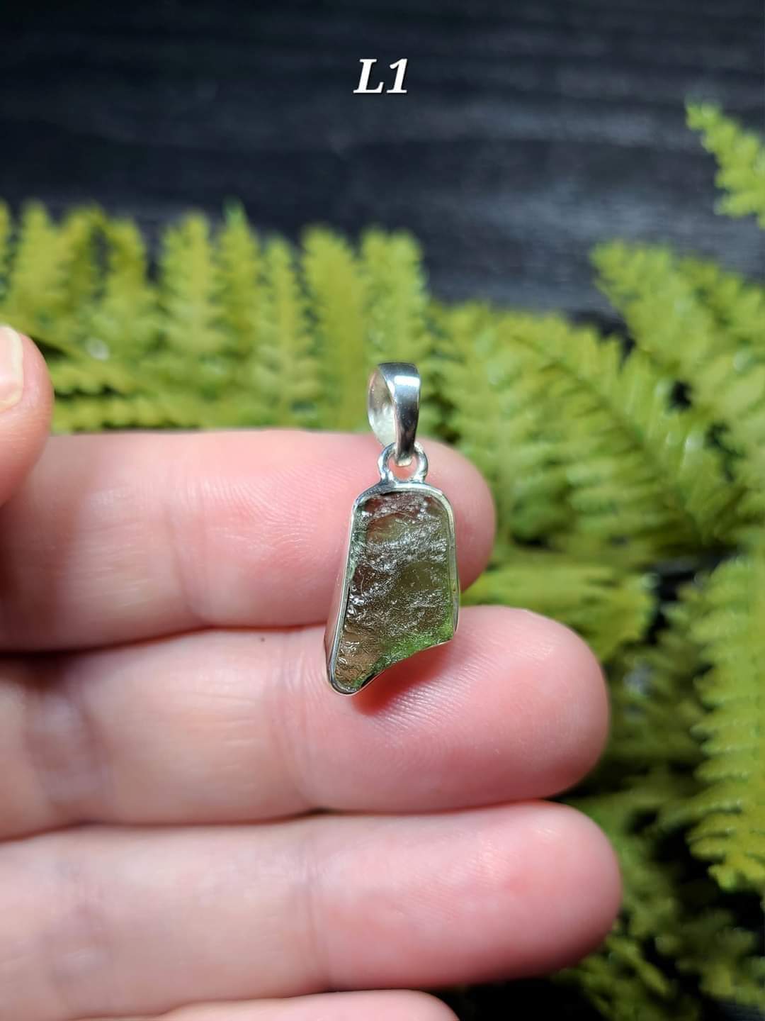 Moldavite Necklaces (with braided cord)