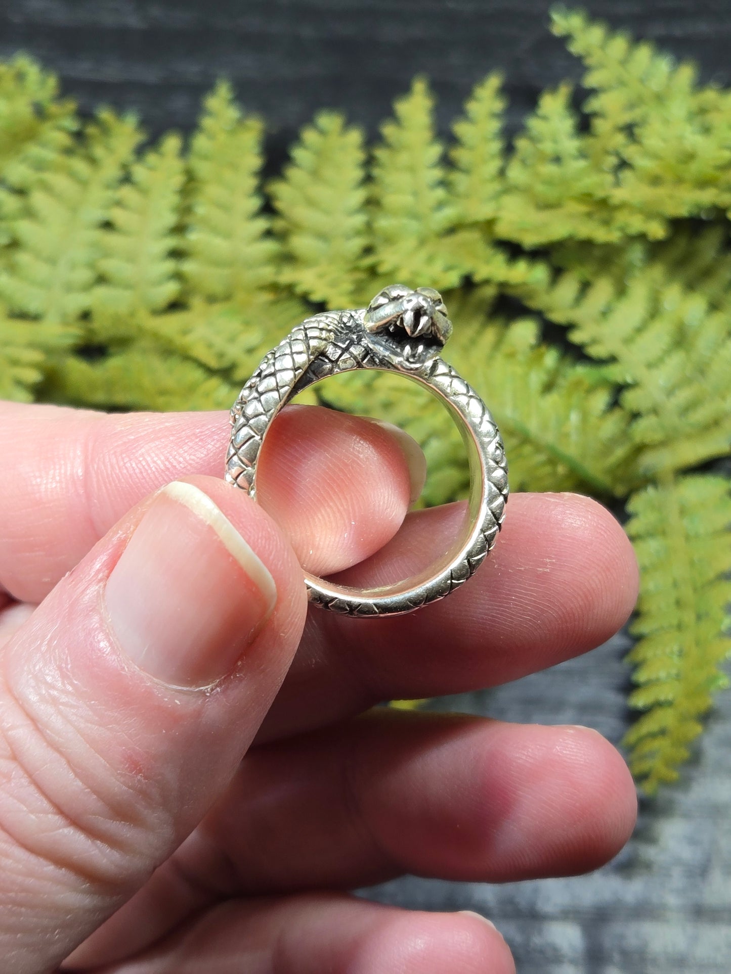 Sterling Silver Snake Ring