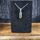Moldavite Necklaces (with silver chain)