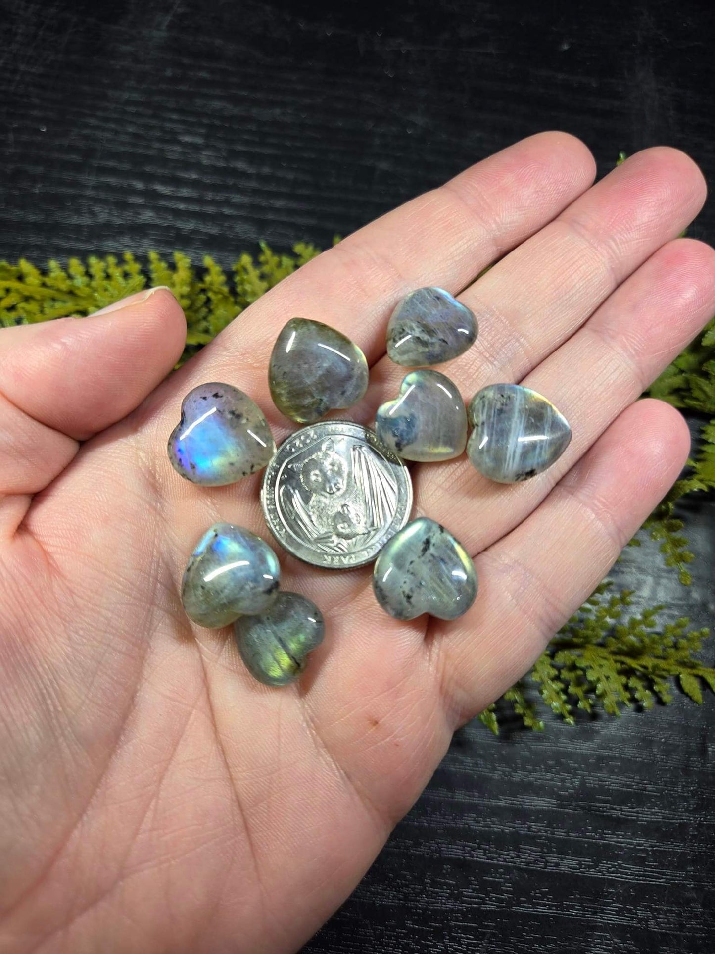 Labradorite Mini Moon, Heart or Star