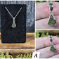 Moldavite Necklaces (with silver chain)