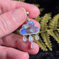 Labradorite Cloud & Moonstone Rain Pendant