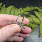 Faceted Clear Quartz & Snake Adjustable Ring