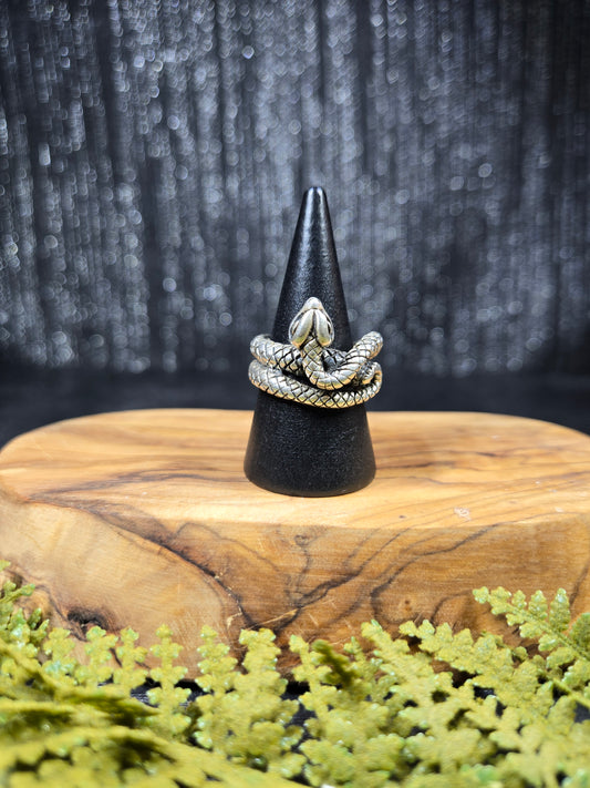 Sterling Silver Snake Ring