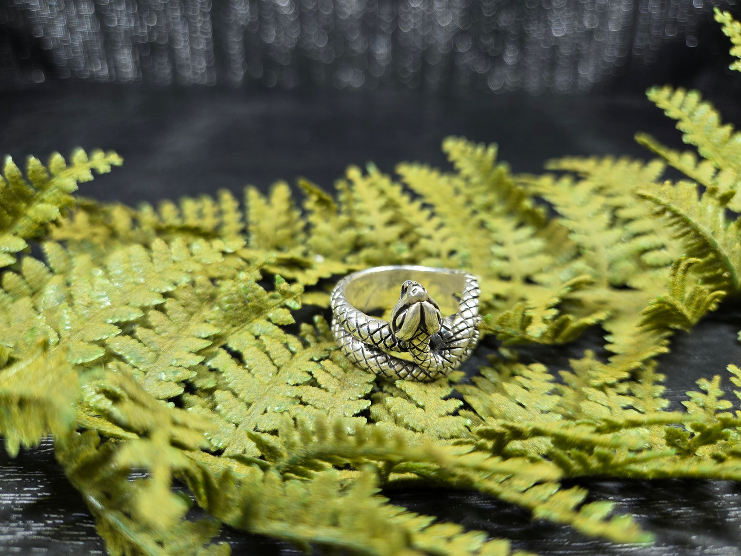 Sterling Silver Snake Ring