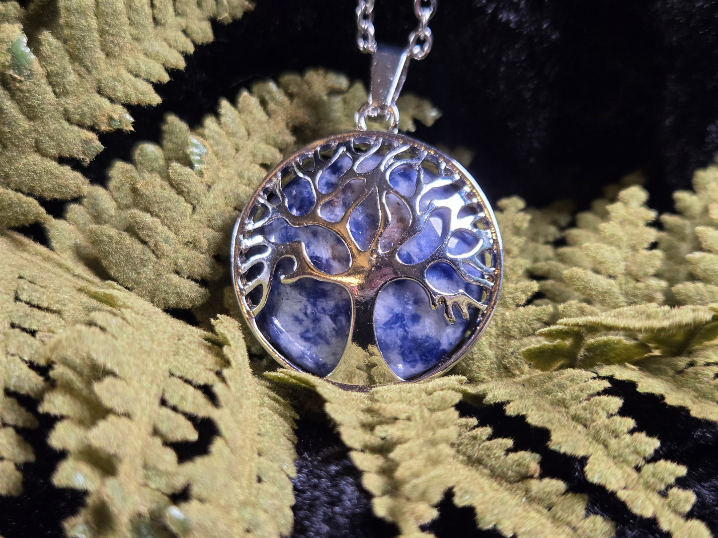 Sodalite Tree of Life Necklace