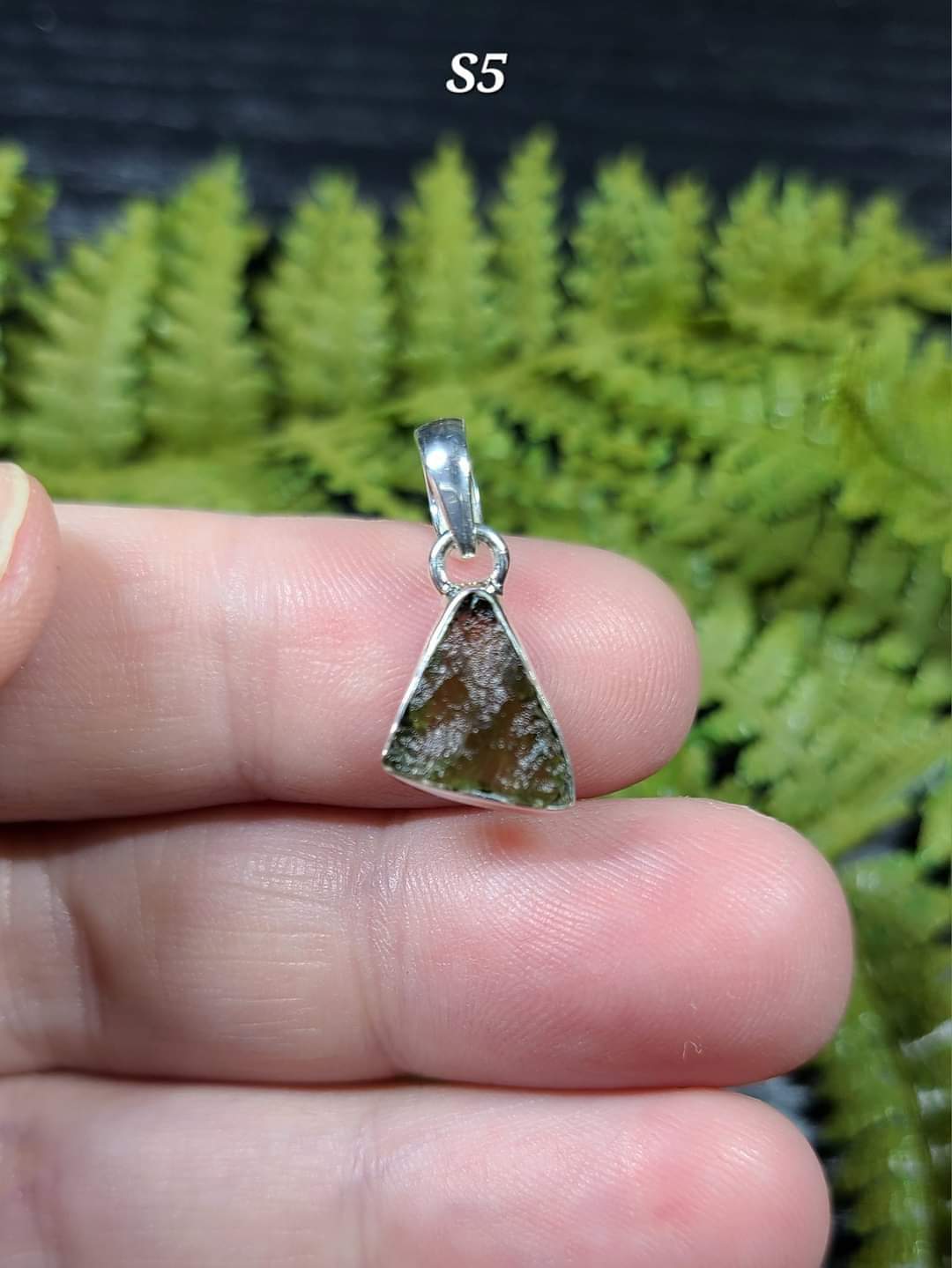 Moldavite Necklaces (with braided cord)