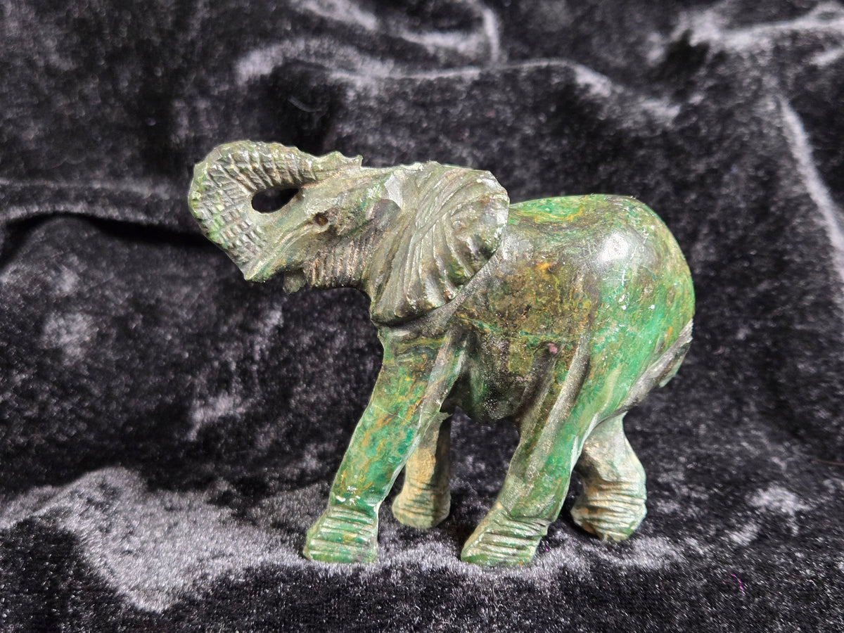 Verdite Elephant | Hand Carved - Zimbabwe