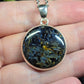 Pietersite Sterling Silver Necklace (round)