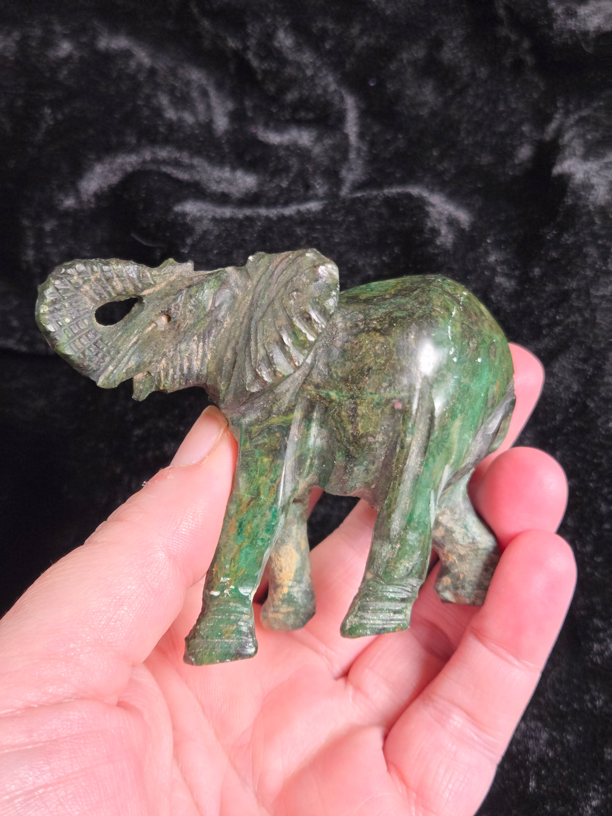 Verdite Elephant | Hand Carved - Zimbabwe