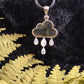 Labradorite Cloud & Moonstone Rain Pendant
