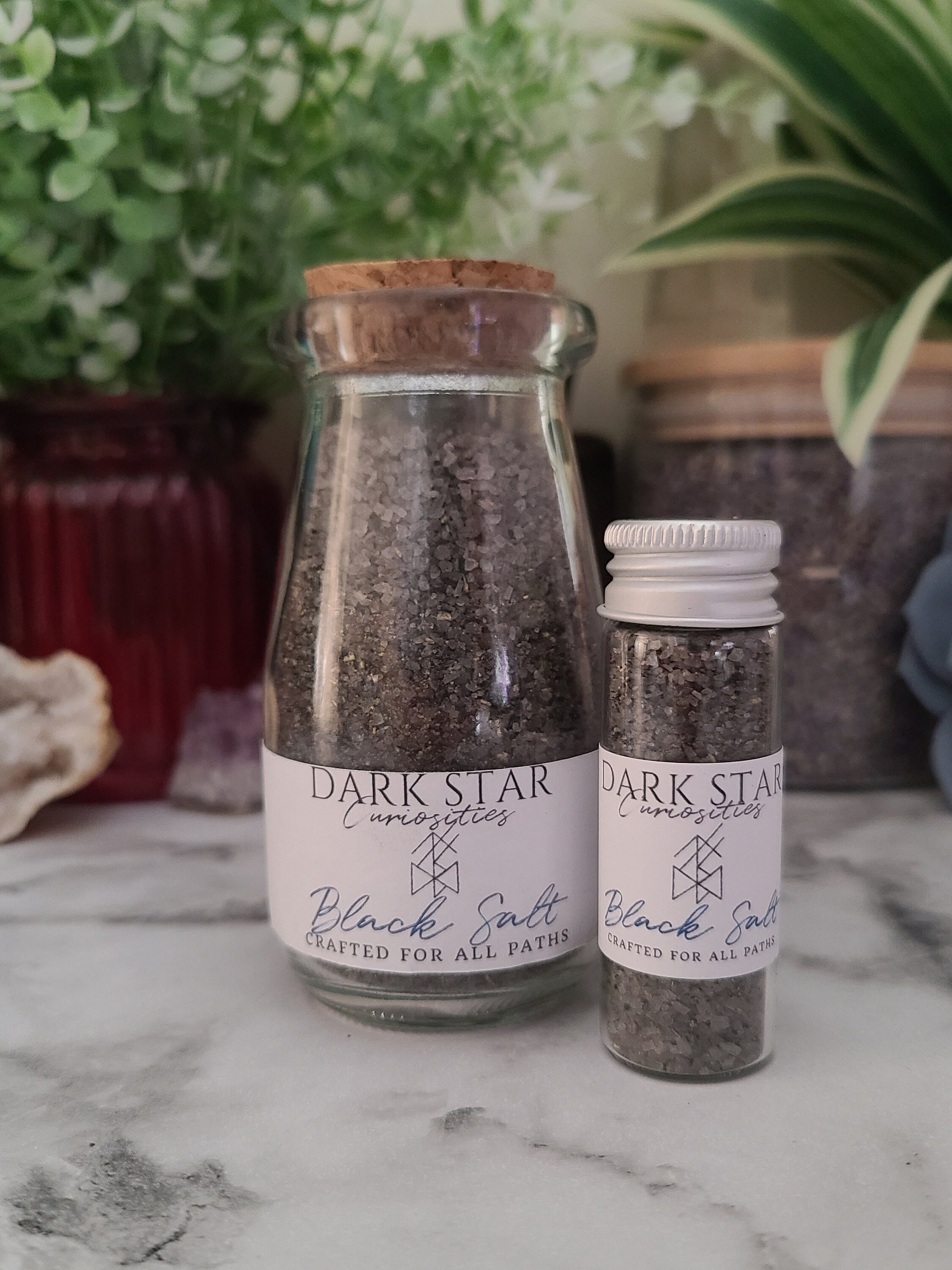 Black Salt | Witches Salt, Protection Salt, Banishing, Hex & Jinx Breaking, Ritual Salt, Home Protection, Witchcraft, Witch