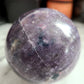 Lepidolite / Unicorn Stone Sphere | High quality, Smokey Quartz, Pink tourmaline, Blue Tourmaline inclusions, XL, Large