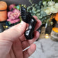 Winged Crystal Goddess Body | 1 (one) Large winged black obsidian crystal woman's body, Divine feminine Crystal woman's body