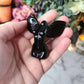 Winged Crystal Goddess Body | 1 (one) Large winged black obsidian crystal woman's body, Divine feminine Crystal woman's body