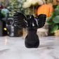 Winged Crystal Goddess Body | 1 (one) Large winged black obsidian crystal woman's body, Divine feminine Crystal woman's body