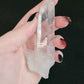 Lemurian Quartz wand with base group | Columbian quartz, Lemurian record keeper, Laser Quartz Wand, Crystal Wand, Crystal collection piece