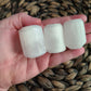 Large Selenite Tumble | 1 EXTRA LARGE satin spar tumble, barrel shaped tumble, mini free form, selenite round, satin spar round
