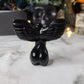 Winged Crystal Goddess Body | 1 (one) Large winged black obsidian crystal woman's body, Divine feminine Crystal woman's body