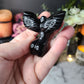 Winged Crystal Goddess Body | 1 (one) Large winged black obsidian crystal woman's body, Divine feminine Crystal woman's body