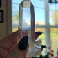 Lemurian Quartz wand with base group | Columbian quartz, Lemurian record keeper, Laser Quartz Wand, Crystal Wand, Crystal collection piece