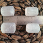 Large Selenite Tumble | 1 EXTRA LARGE satin spar tumble, barrel shaped tumble, mini free form, selenite round, satin spar round