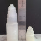 Large Selenite Tower | Satin Spar Tower, Selenite Generator, Selenite Pillar, Raw Selenite, Crystal cleansing, Crystal charging, Reiki