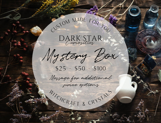 Mystery Box! | Witch mystery box, Mystery witch kit, Crystal mystery box, Perfect gift for witch or crystal collector
