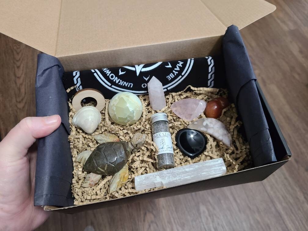 Mystery Box! | Witch mystery box, Mystery witch kit, Crystal mystery box, Perfect gift for witch or crystal collector